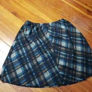 Plaid skirt